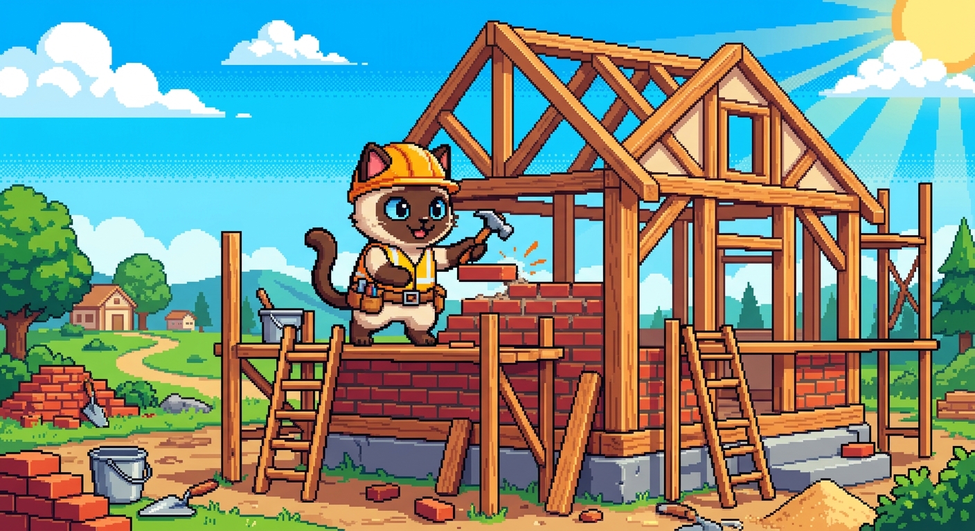 横浜から、猫優先でWEB制作するEASTANのコンセプトイラスト